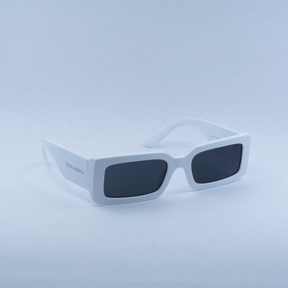 🕶️ New Dolce & Gabbana DG4416 303487 Sunglasses -White Frame, Dark Grey Lenses - Picture 9 of 11